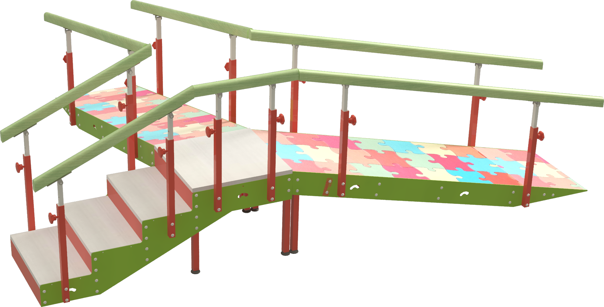 Módulos escalera infantil